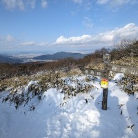 眺望スポットからは福岡市街と玄海灘を望む