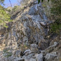 ■今日の一枚：18日の難所ヶ滝、季節外れの春の陽気でつららはなし。今度の喚起で凍結する姿を見れるだろう。