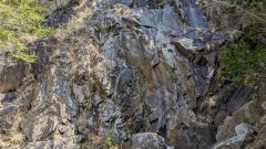 ■今日の一枚：18日の難所ヶ滝、季節外れの春の陽気でつららはなし。今度の喚起で凍結する姿を見れるだろう。